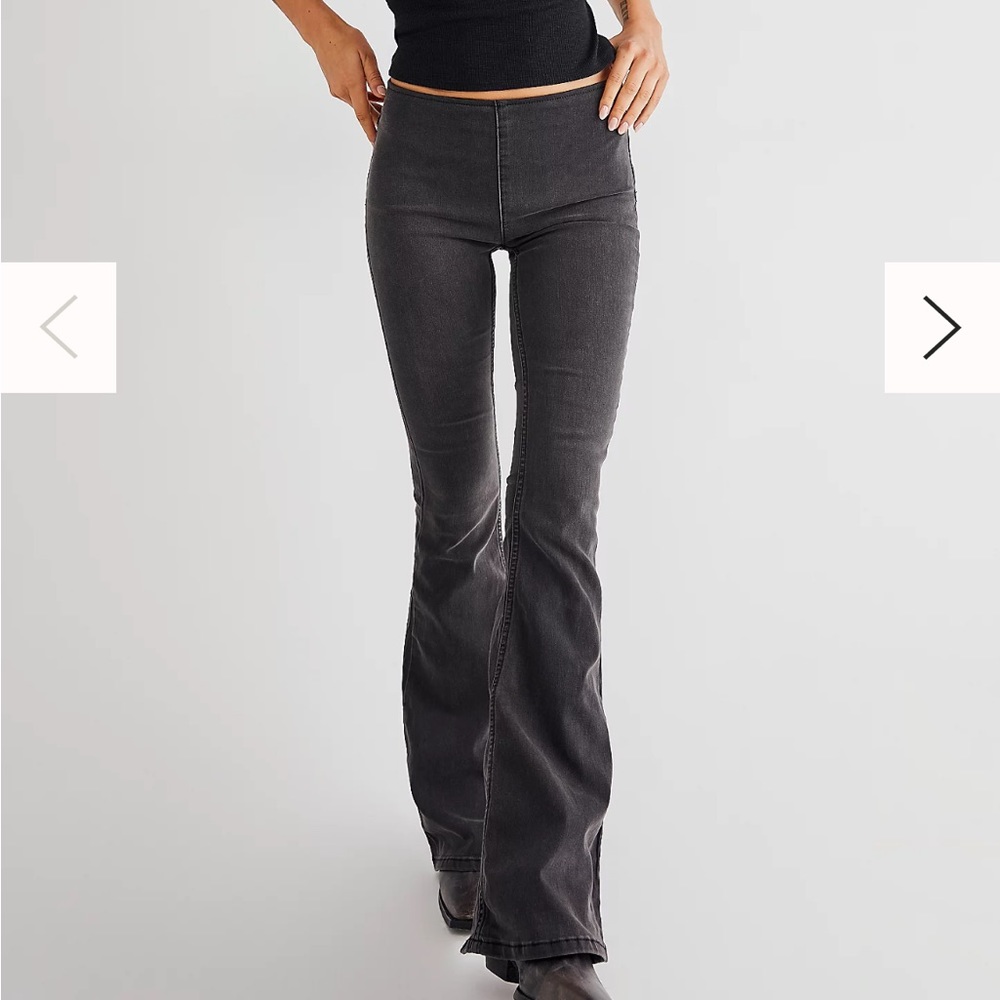 Free People Penny Pull On Flare Jeans